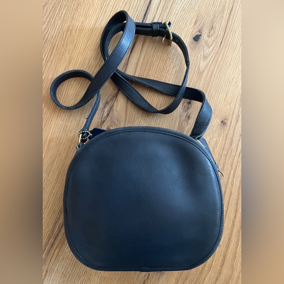 COACH VINTAGE CANTEEN BAG, NAVY BLUE. - Picture 5 of 13